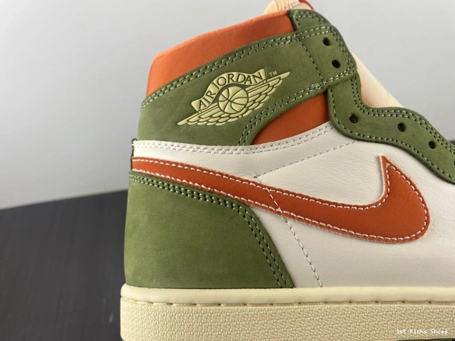 1st Kicks Air Craft Jordan 1 FB9934-300 Celadon High OG 0820